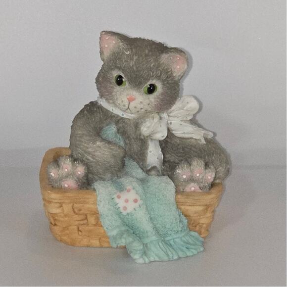 Enesco Calico Kittens - "Always Thinking of You" 1994 #112437 - Picture 1 of 6